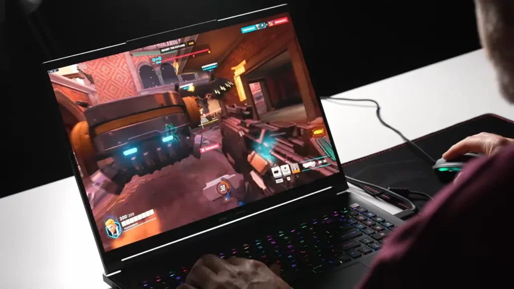 Gaming in The Mercedes-Benz Laptop