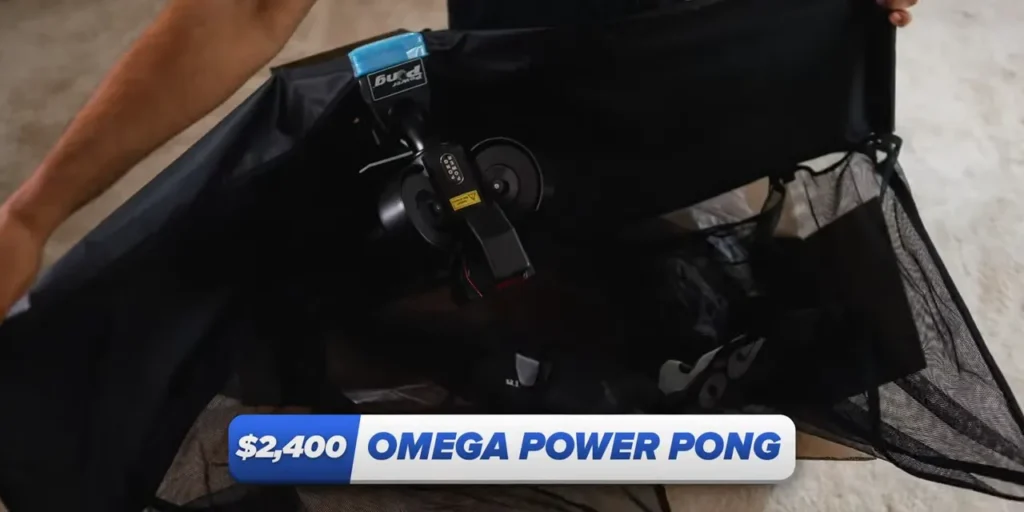 High-End Tech Toys - Omega power pong robot