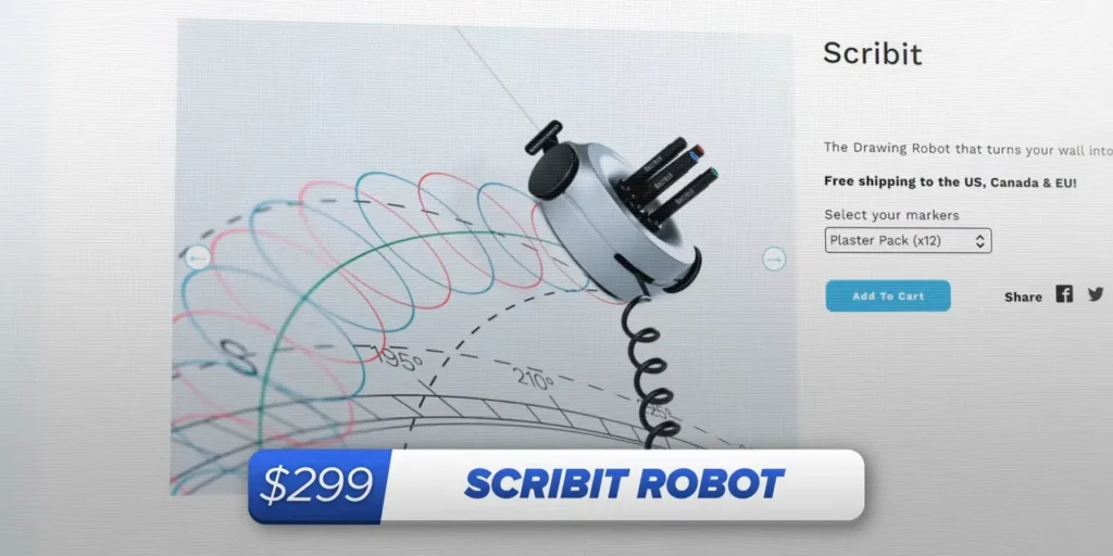High-End Tech Toys - Scribit Robot