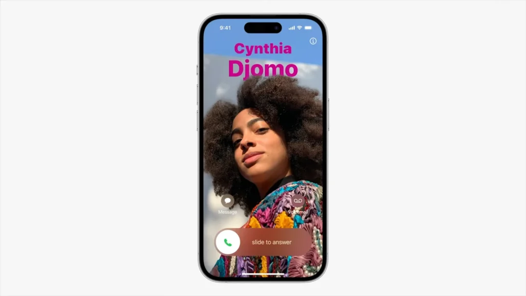 iOS 17 Contact cards